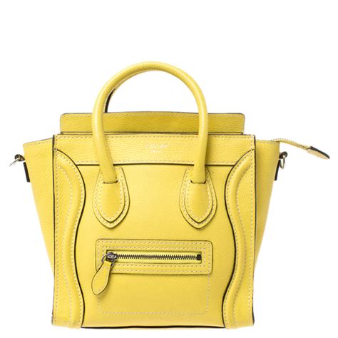 celine yellow satchel|celine handbags sale.